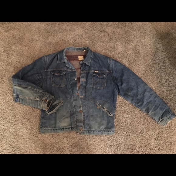 mens wrangler jean jacket